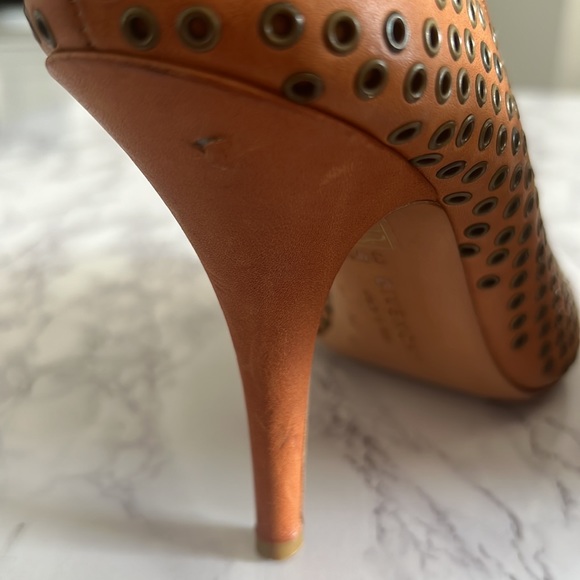 Givenchy Rivet Detail Peep Toe Booties 39-1/2 - Picture 7 of 9